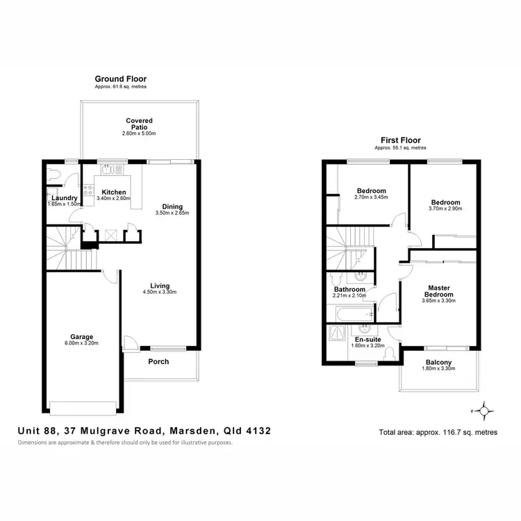Floorplan of Homely house listing, 88/37 Mulgrave Road, Marsden QLD 4132