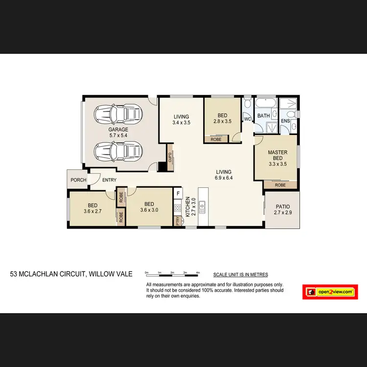 Floorplan of Homely house listing, 53 Mclachlan Circuit, Willow Vale QLD 4209