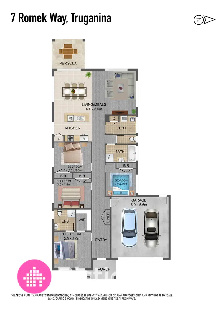 Floorplan of Homely house listing, 7 Romek Way, Truganina VIC 3029