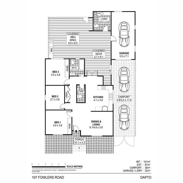 Floorplan of Homely house listing, 107 Fowlers Road, Dapto NSW 2530