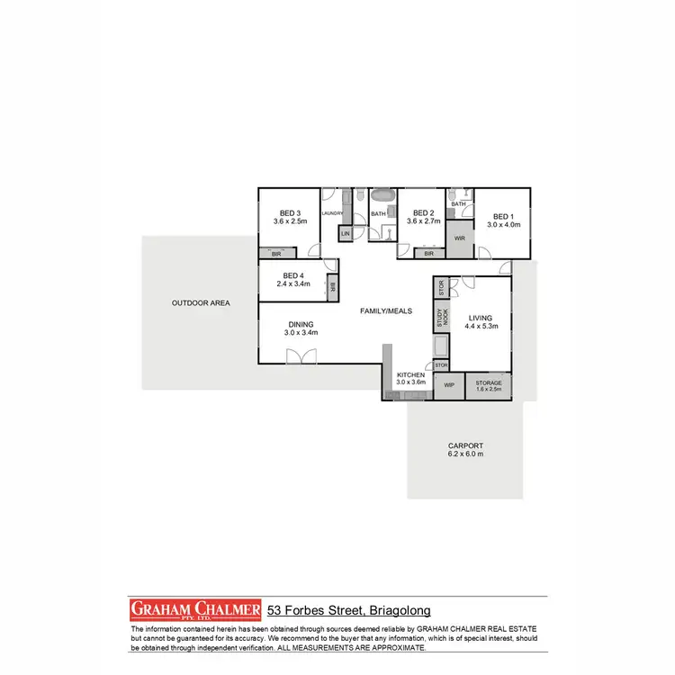 Floorplan of Homely house listing, 53 Forbes Street, Briagolong VIC 3860