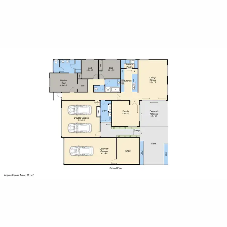 Floorplan of Homely house listing, 10 Lews Place, Tooradin VIC 3980