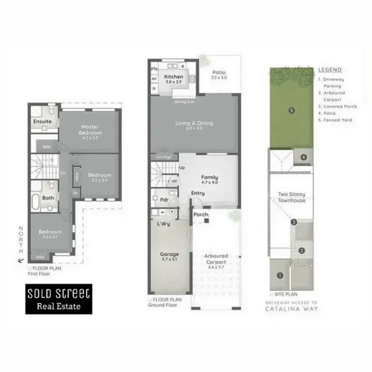 Floorplan of Homely townhouse listing, 2/2 Catalina Way, Upper Coomera QLD 4209