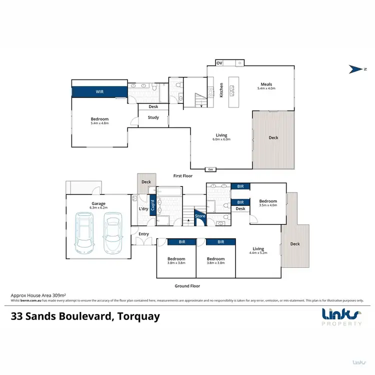 Floorplan of Homely house listing, 33 Sands Boulevard, Torquay VIC 3228