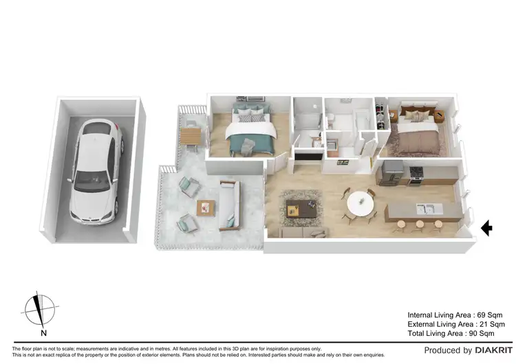 Floorplan of Homely unit listing, 4/16 Dulendella Street, Zillmere QLD 4034