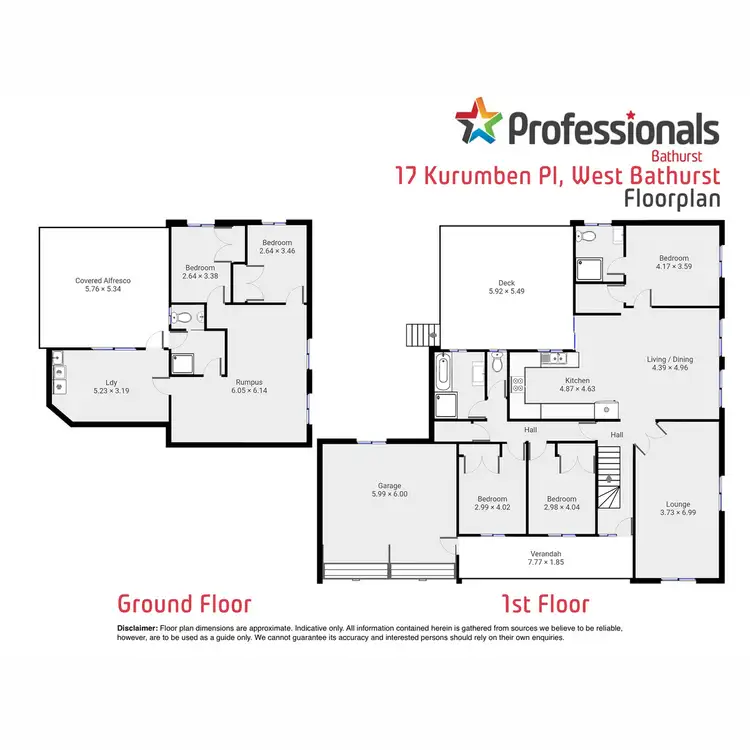Floorplan of Homely house listing, 17 Kurumben Place, West Bathurst NSW 2795