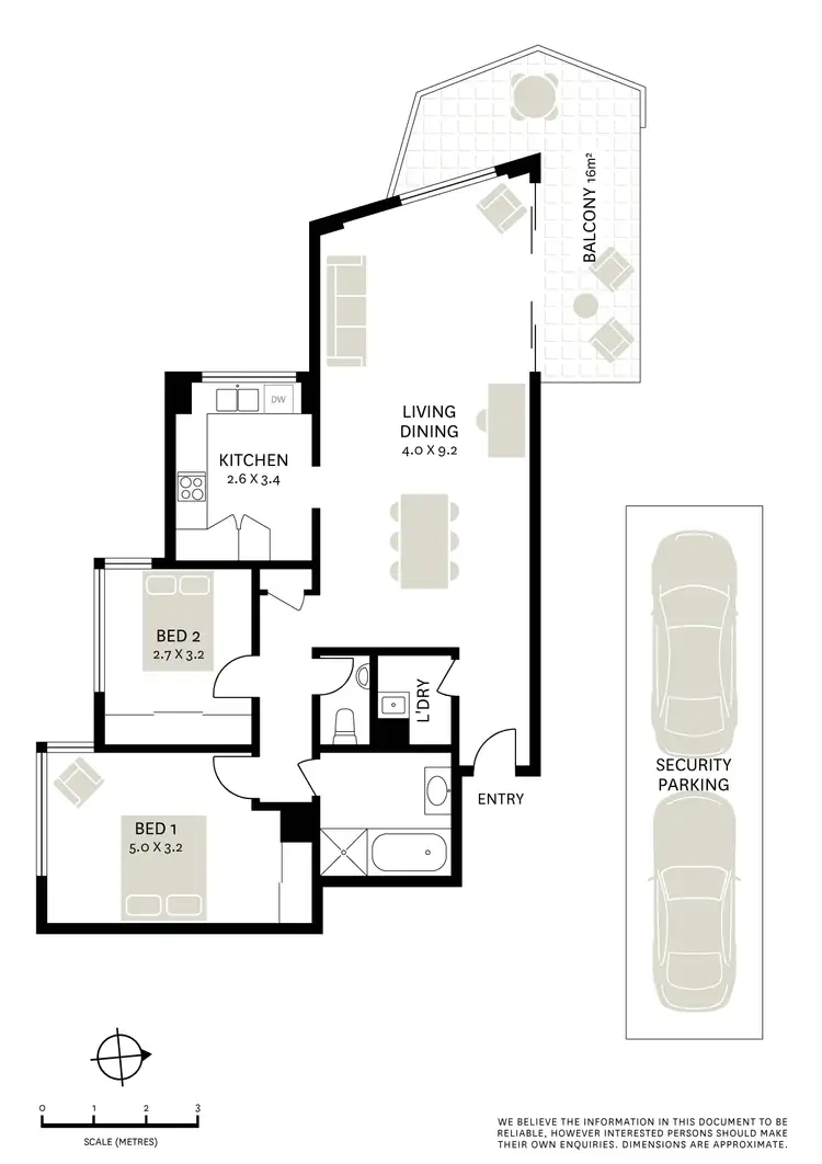 Floorplan of Homely apartment listing, 88/26 Kirketon Road, Darlinghurst NSW 2010