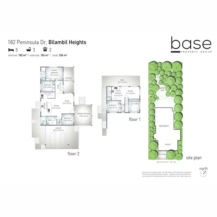 Floorplan of Homely house listing, 182 Peninsula Drive, Bilambil Heights NSW 2486