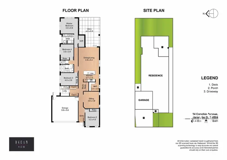 Floorplan of Homely house listing, 24 Coochin Avenue, Narangba QLD 4504
