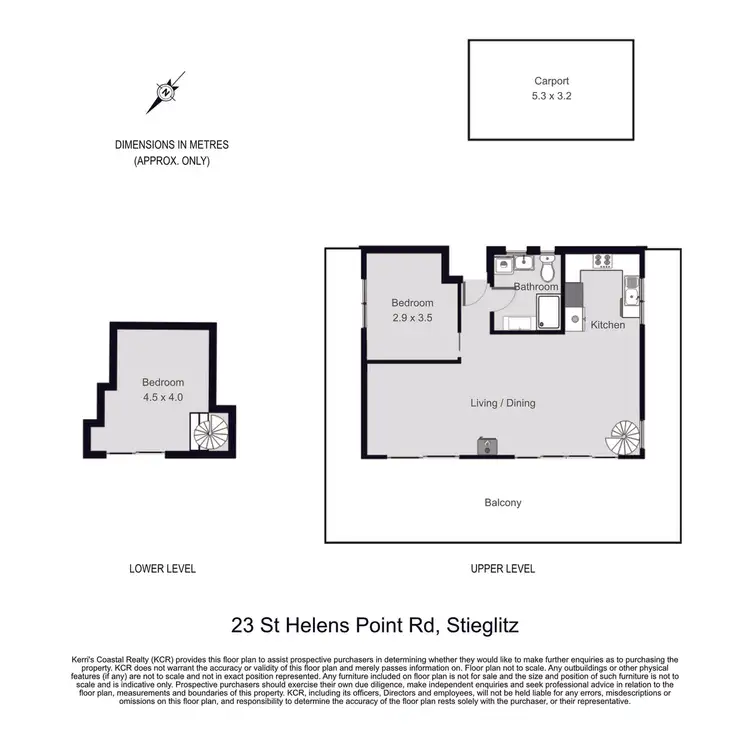 Floorplan of Homely house listing, 23 St Helens Point Road, Stieglitz TAS 7216