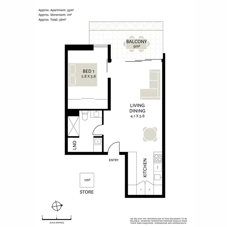 Floorplan of Homely apartment listing, 10/350 Bourke Street, Surry Hills NSW 2010