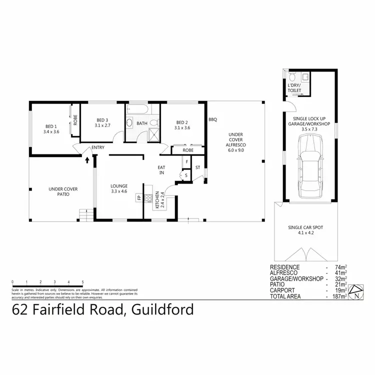 Floorplan of Homely house listing, 62 Fairfield Road, Guildford NSW 2161