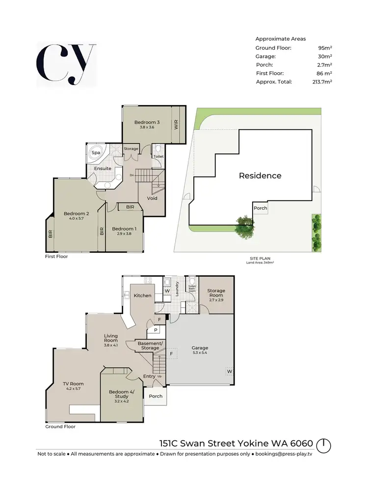 Floorplan of Homely house listing, 151C Swan Street, Yokine WA 6060