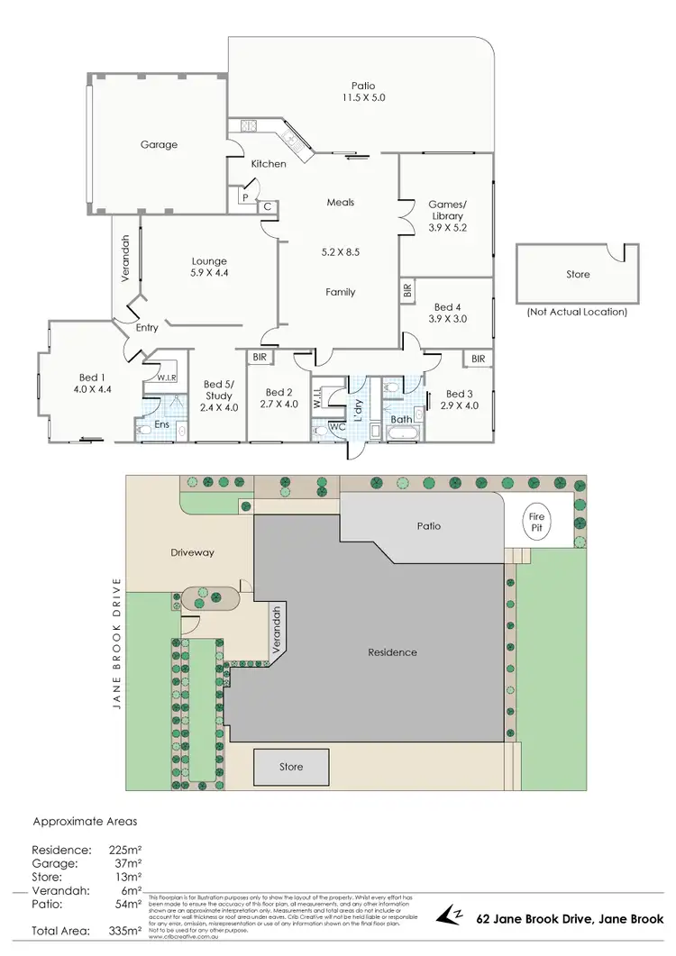 Floorplan of Homely house listing, 62 Jane Brook Drive, Jane Brook WA 6056
