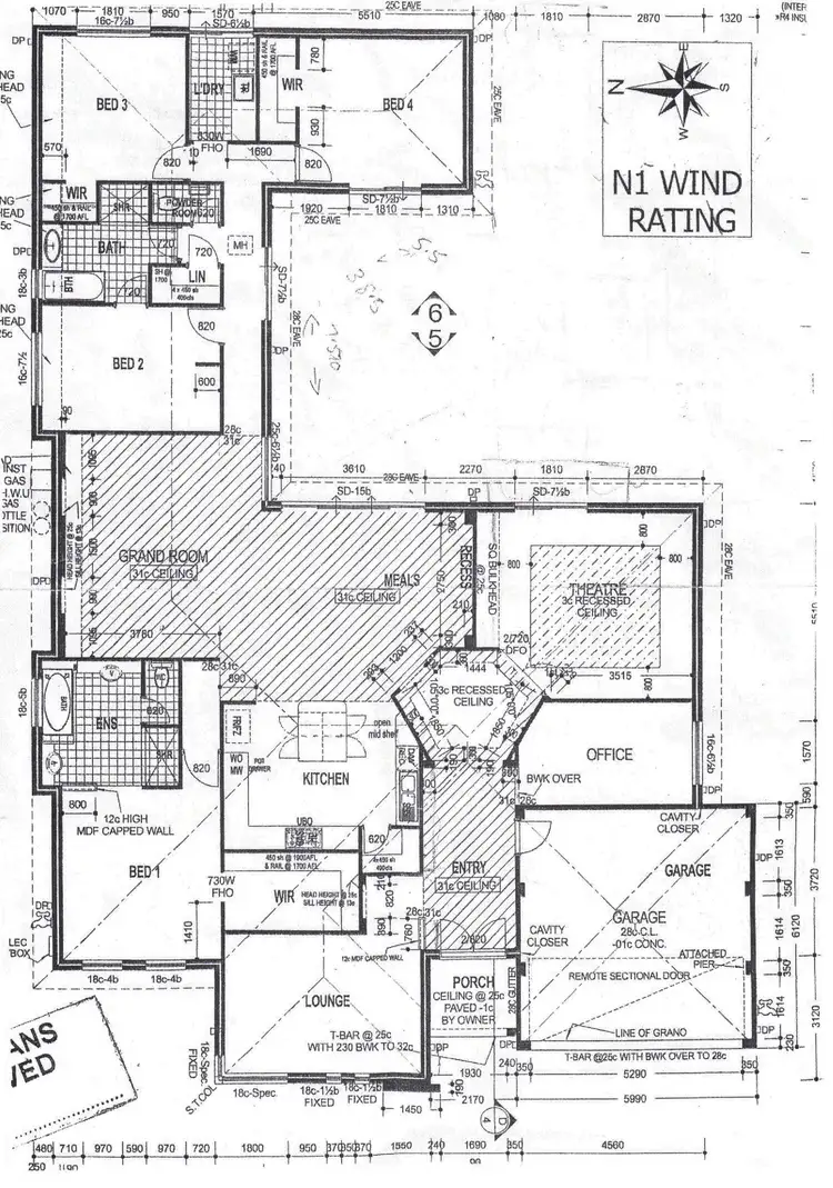 Floorplan of Homely house listing, 60 Vermilion Boulevard, Hilbert WA 6112