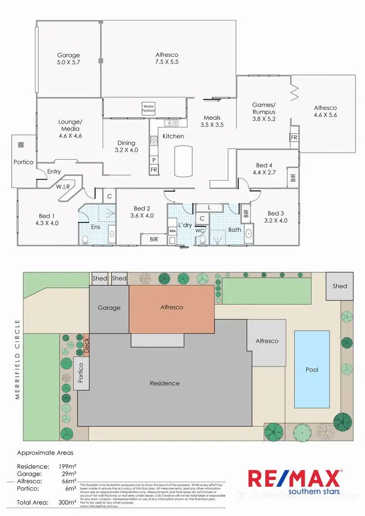 Floorplan of Homely house listing, 32 Merrifield Circle, Leeming WA 6149