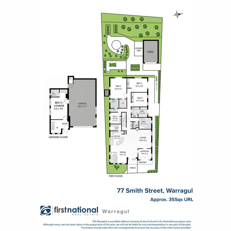 Floorplan of Homely house listing, 77 Smith Street, Warragul VIC 3820