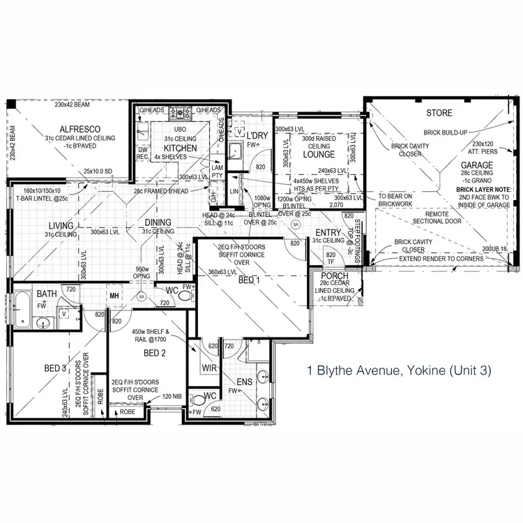 Floorplan of Homely house listing, 1C Blythe Avenue, Yokine WA 6060