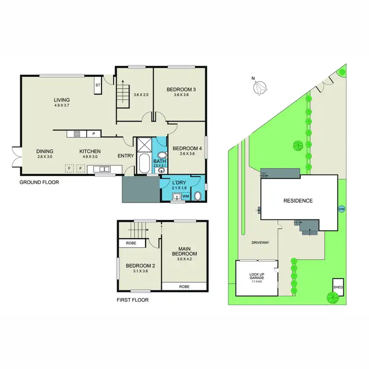 Floorplan of Homely house listing, 2 James Street, Cessnock NSW 2325