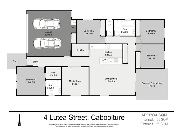 Floorplan of Homely house listing, 4 Lutea Street, Caboolture QLD 4510
