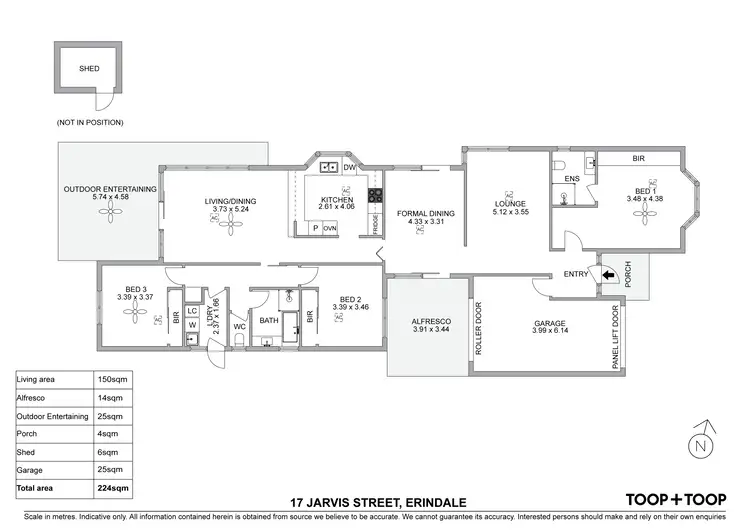 Floorplan of Homely house listing, 17 Jarvis Street, Erindale SA 5066