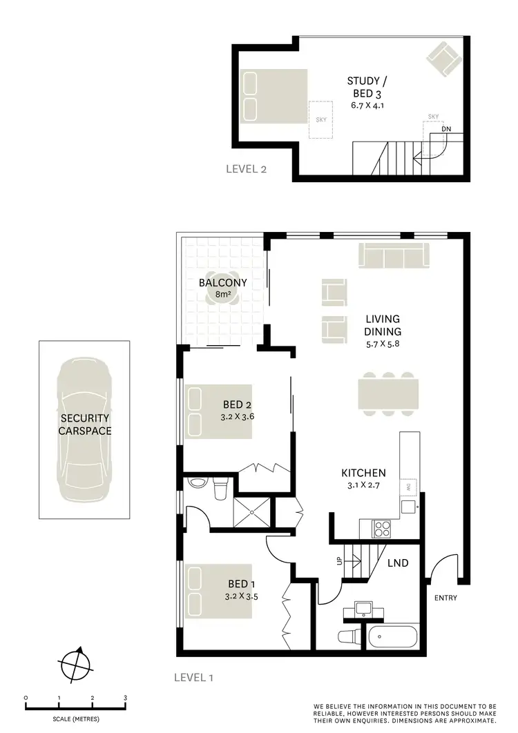 Floorplan of Homely apartment listing, 5/65 Erskineville Road, Erskineville NSW 2043