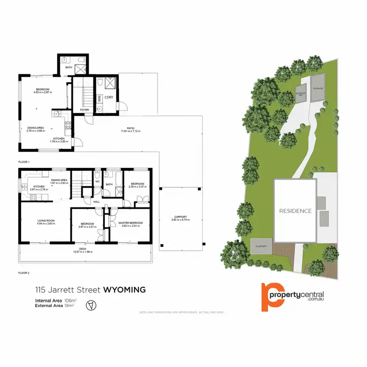 Floorplan of Homely house listing, 115 Jarrett Street, Wyoming NSW 2250