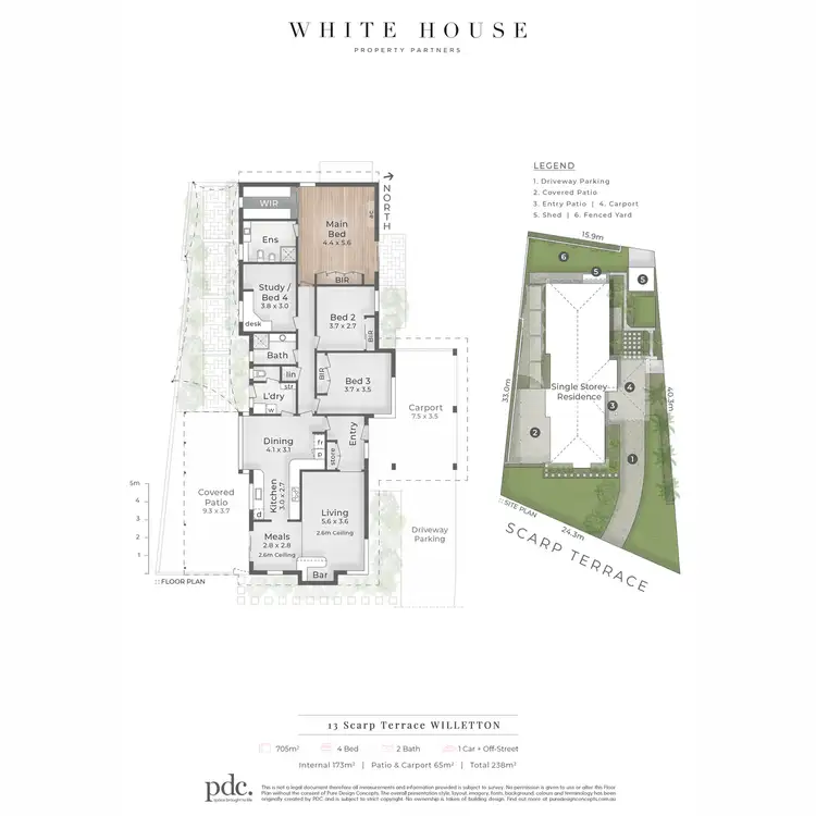 Floorplan of Homely house listing, 13 Scarp Terrace, Willetton WA 6155