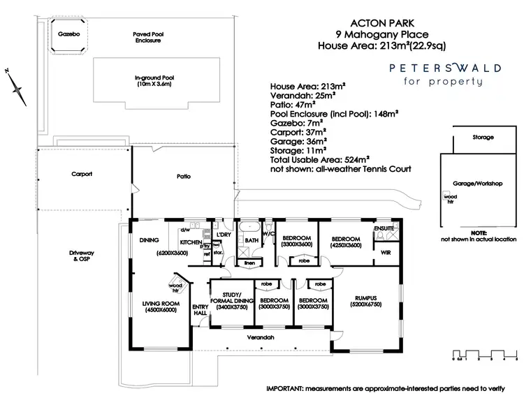Floorplan of Homely house listing, 9 Mahogany Place, Acton Park TAS 7170