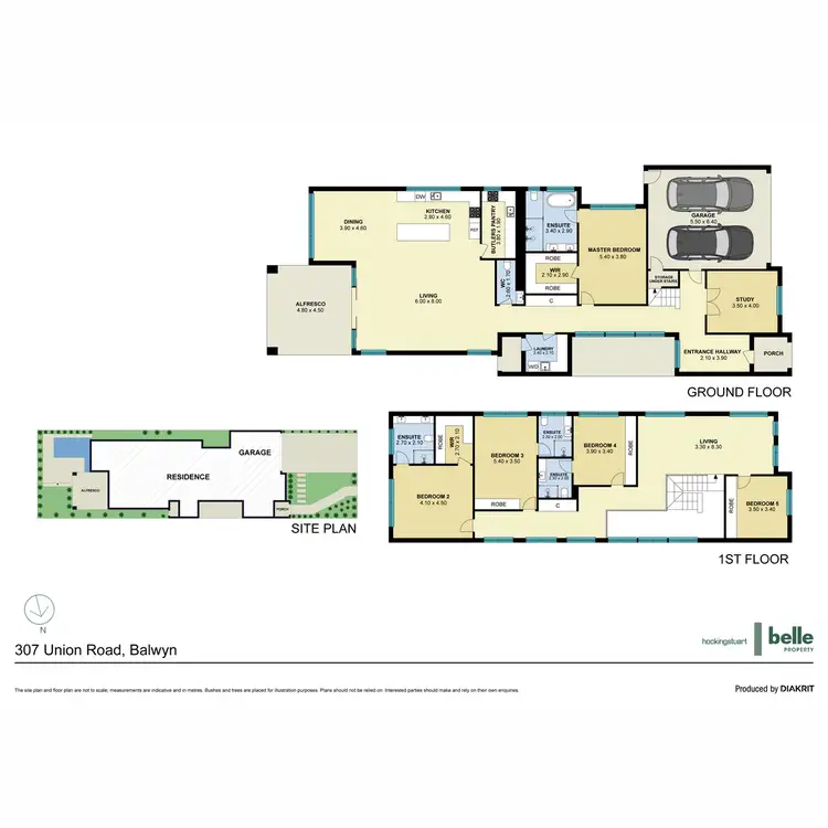 Floorplan of Homely house listing, 307 Union Road, Balwyn VIC 3103