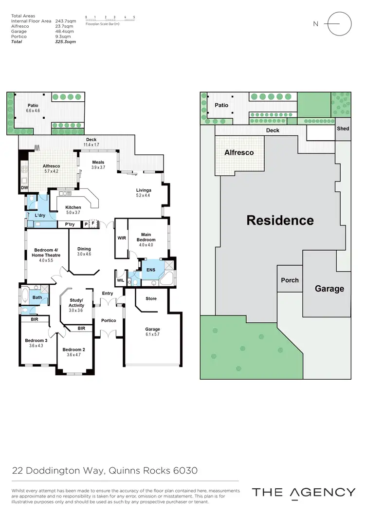 Floorplan of Homely house listing, 22 Doddington Way, Quinns Rocks WA 6030