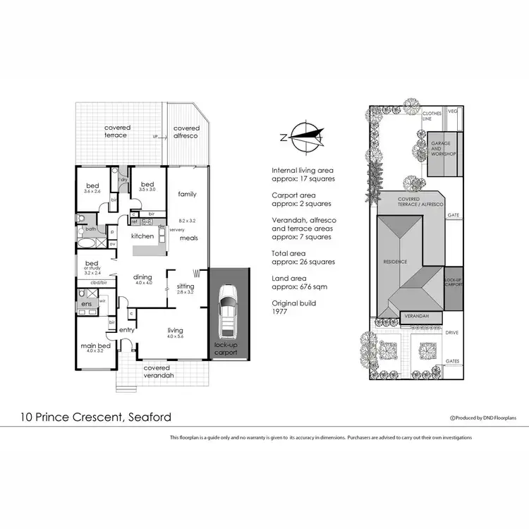 Floorplan of Homely house listing, 10 Prince Crescent, Seaford VIC 3198