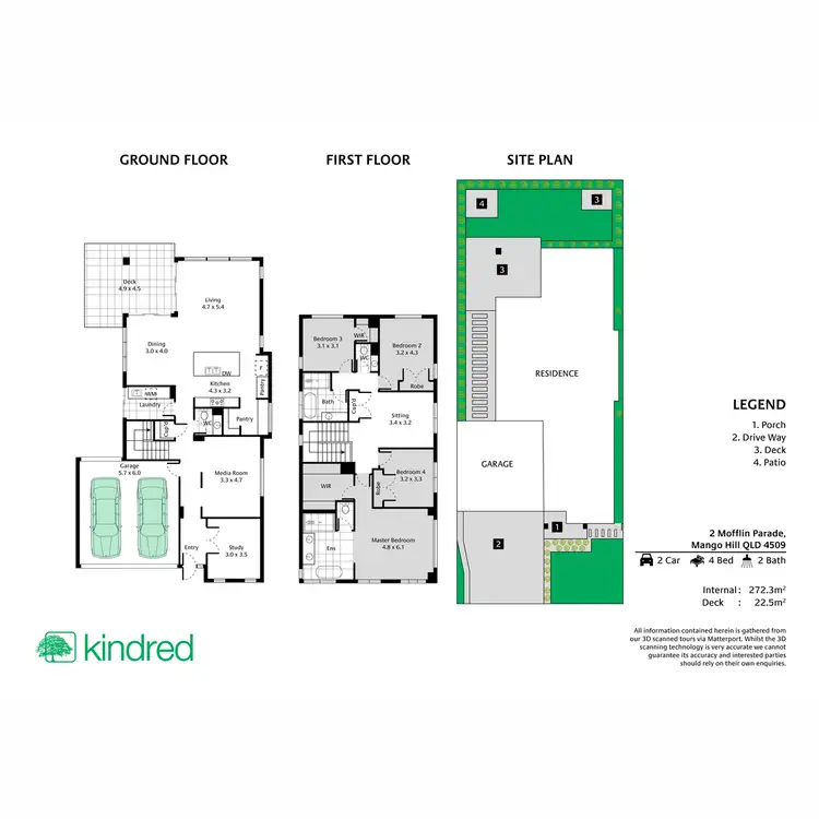 Floorplan of Homely house listing, 2 Mofflin Parade, Mango Hill QLD 4509