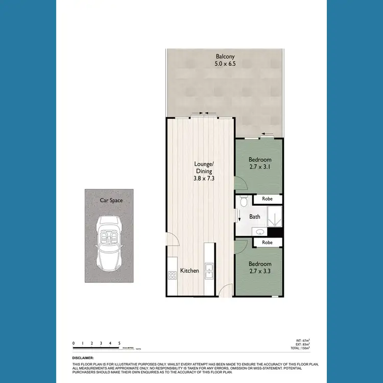 Floorplan of Homely apartment listing, 5/44 Julia Street, Wavell Heights QLD 4012