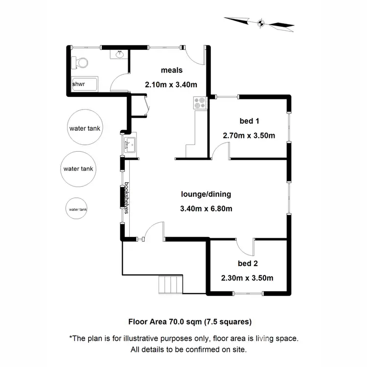 Floorplan of Homely house listing, 145 Kirk Road, Cockatoo VIC 3781