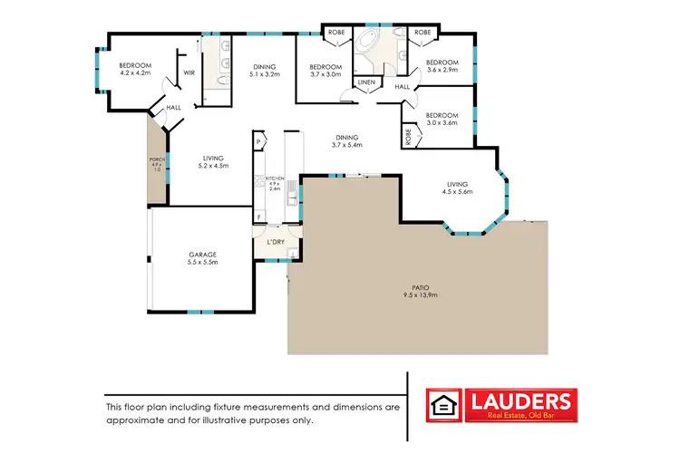 Floorplan of Homely rural property listing, 16 Scotts Road, Mitchells Island NSW 2430