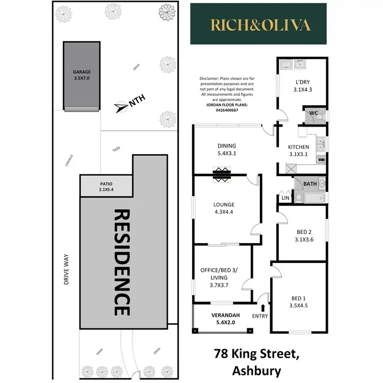 Floorplan of Homely house listing, 78 King Street, Ashbury NSW 2193