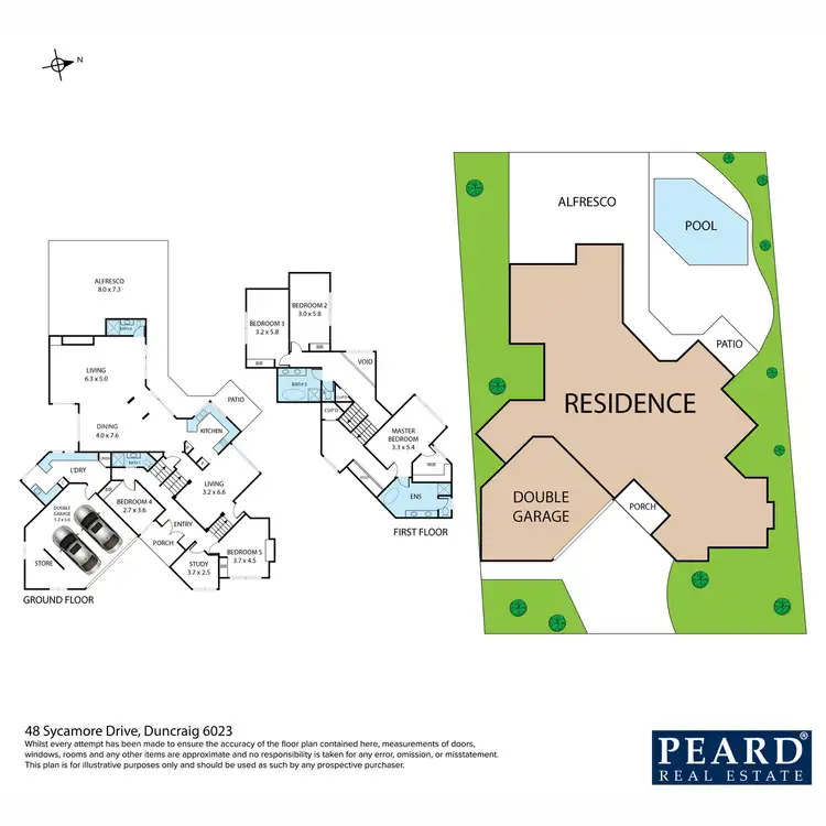 Floorplan of Homely house listing, 48 Sycamore Drive, Duncraig WA 6023