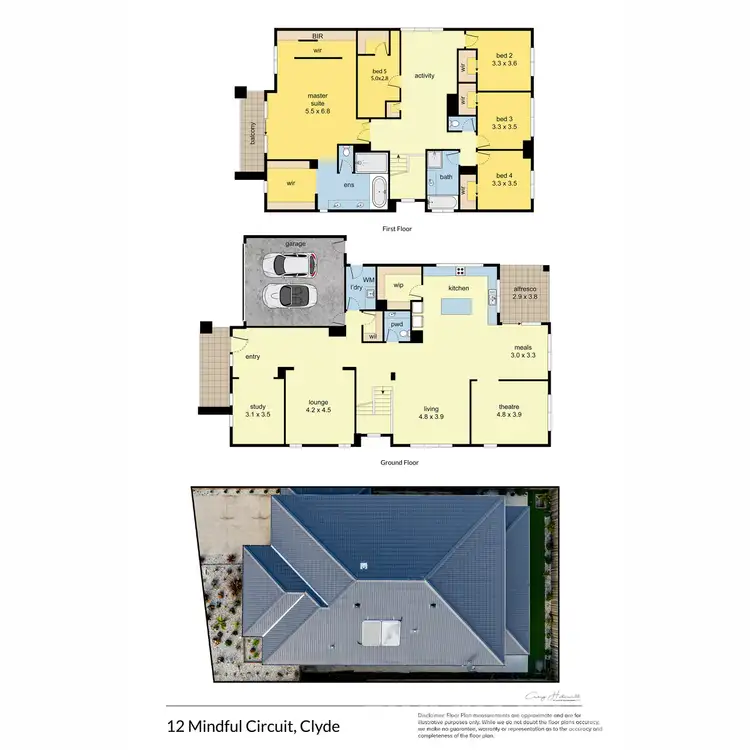 Floorplan of Homely house listing, 12 Mindful Circuit, Clyde VIC 3978