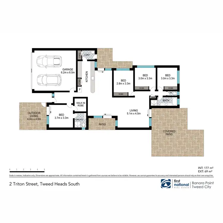Floorplan of Homely house listing, 2 Triton Street, Tweed Heads South NSW 2486