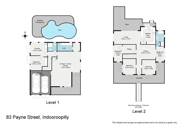 Floorplan of Homely house listing, 83 Payne Street, Indooroopilly QLD 4068