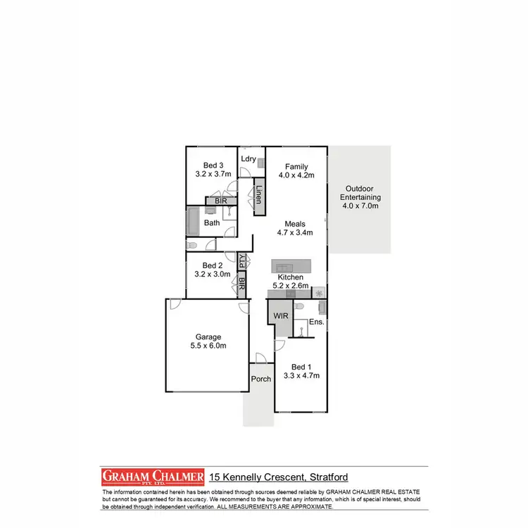 Floorplan of Homely house listing, 15 Kennelly Crescent, Stratford VIC 3862