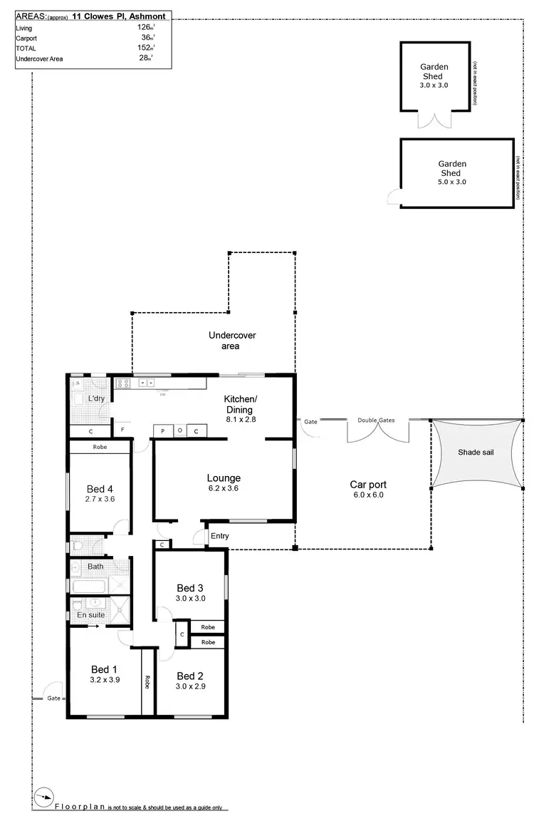 Floorplan of Homely house listing, 11 Clowes Place, Ashmont NSW 2650