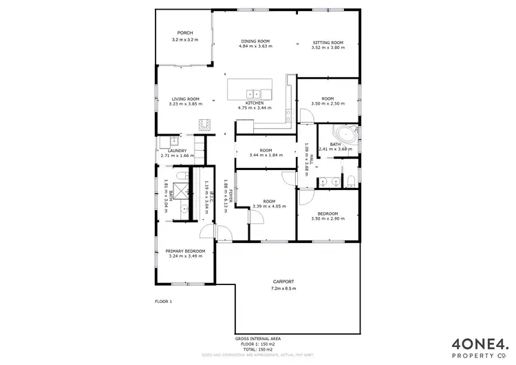 Floorplan of Homely house listing, 17 Cobbs Hill Road, Bridgewater TAS 7030