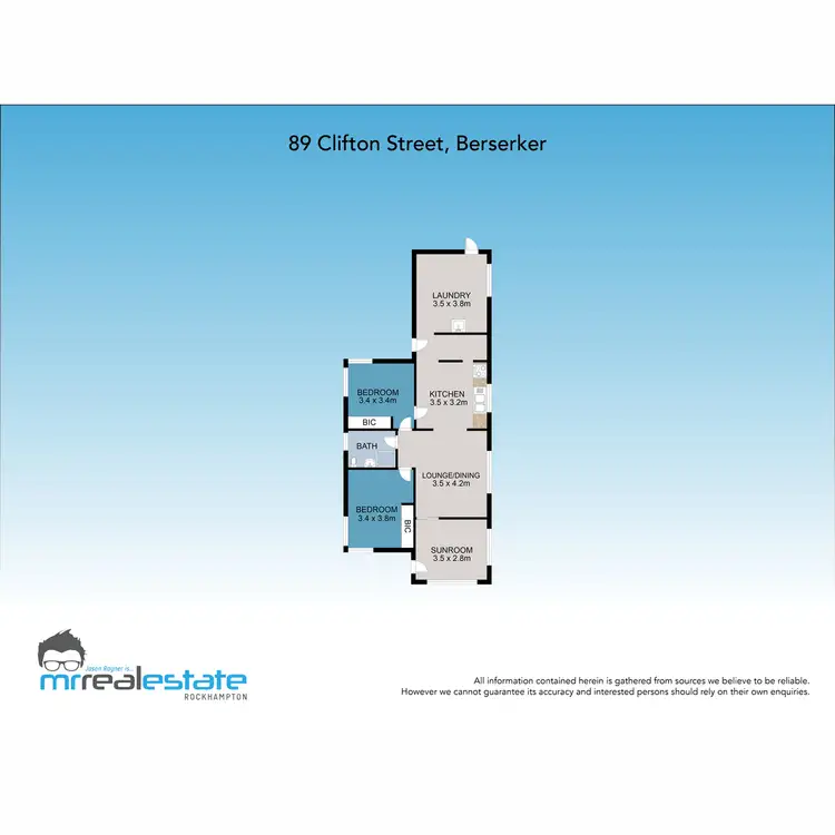 Floorplan of Homely house listing, 89 Clifton Street, Berserker QLD 4701