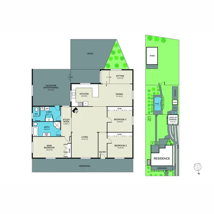 Floorplan of Homely house listing, 8 Railway Street, Branxton NSW 2335