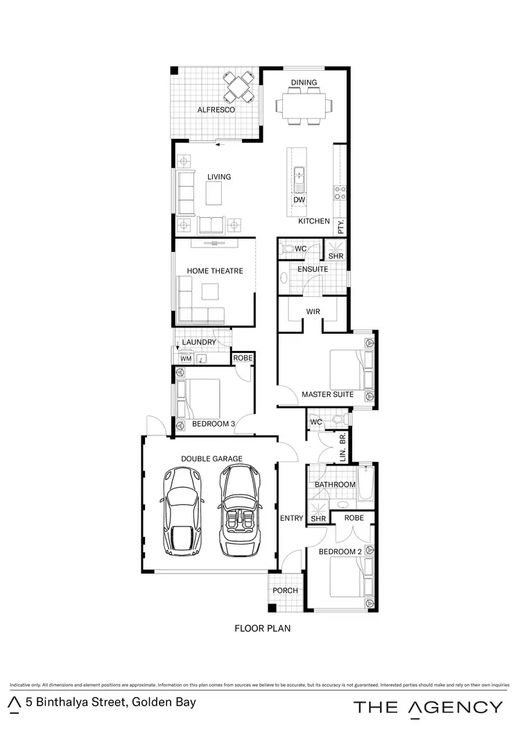 Floorplan of Homely house listing, 5 Binthalya Street, Golden Bay WA 6174