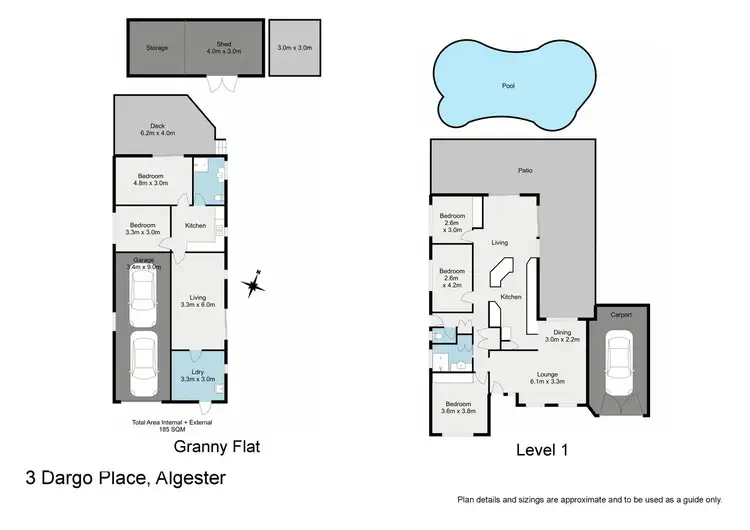 Floorplan of Homely house listing, 3 Dargo Place, Algester QLD 4115