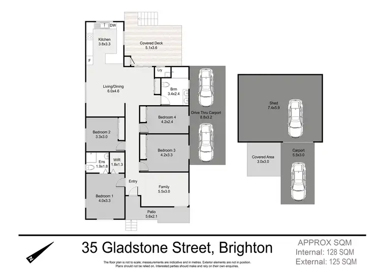 Floorplan of Homely house listing, 35 Gladstone Street, Brighton QLD 4017