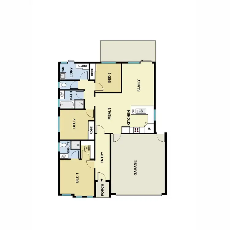 Floorplan of Homely house listing, 6E Mellor Street, Port Augusta West SA 5700